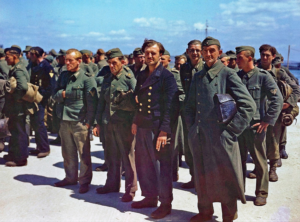 German POWs From Normandy