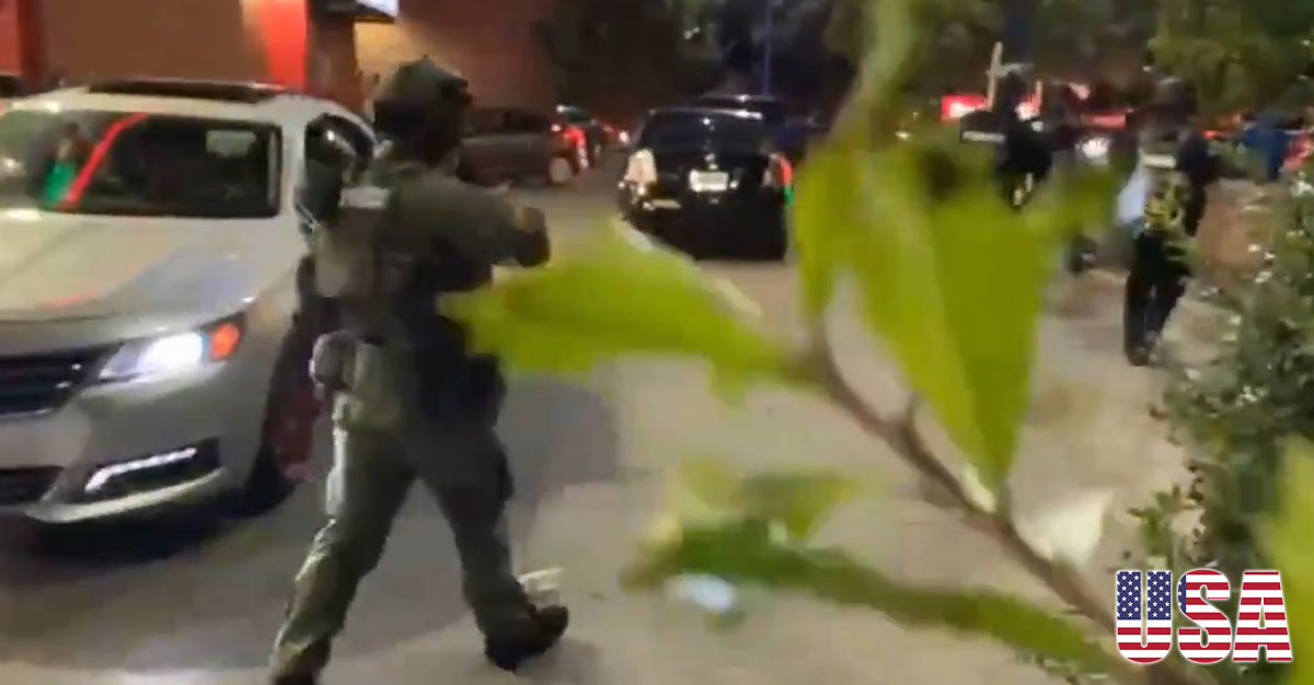 BREAKING Caught On Video Rioters Open Fire On Louisville Police, Two