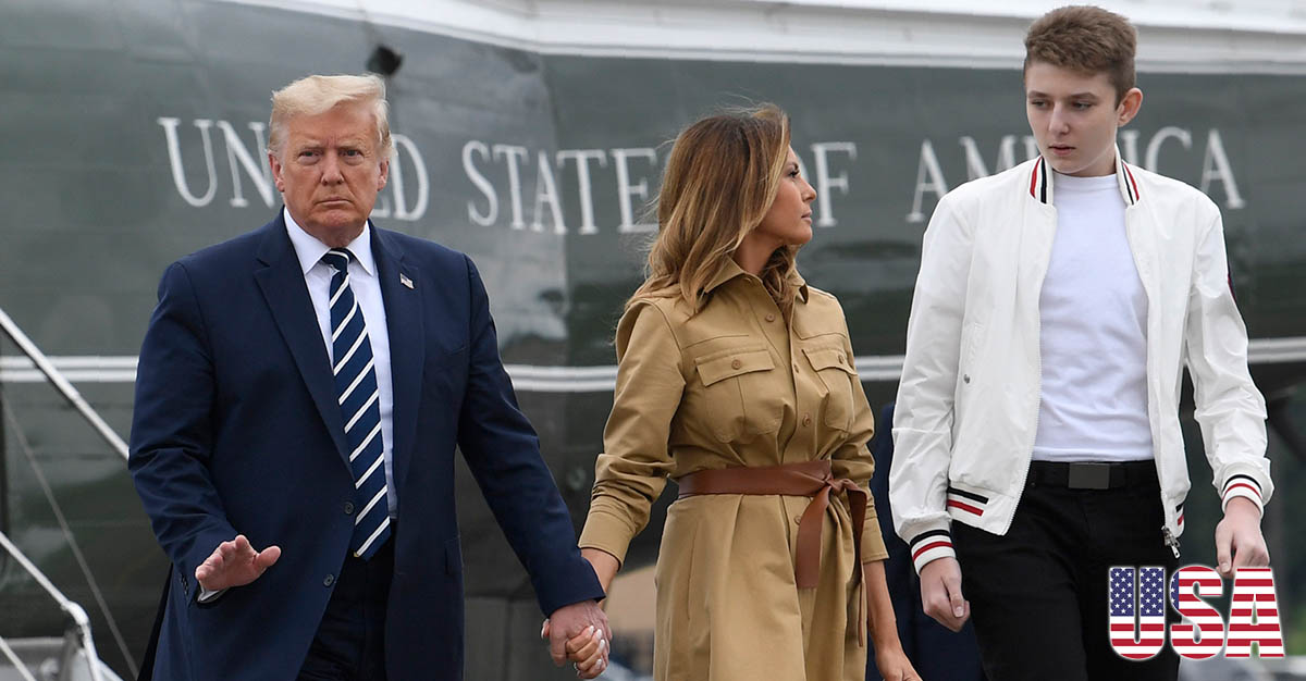 BREAKING: Melania Says Barron Trump Also Tested Positive For ...