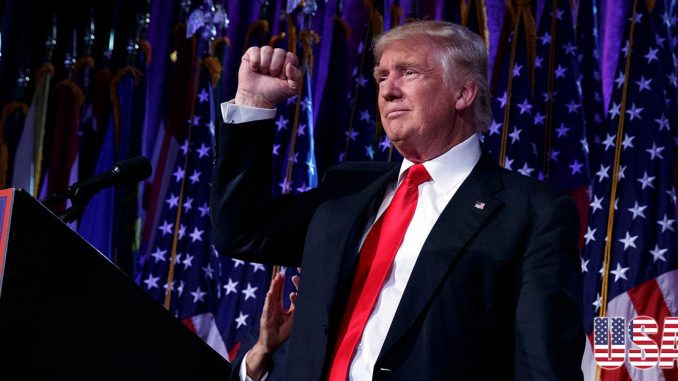 trump fist up victory usa 2